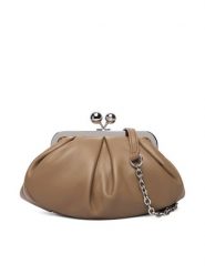 Weekend Max Mara Torebka 2615511164600 Brązowy. Brązowe torebki wieczorowe damskie Weekend Max Mara, bez wzorów, ze skóry, bez dodatków. Za 1,309.00 zł.