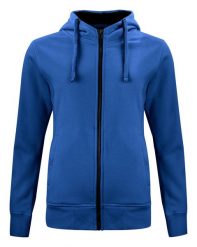 Clique Classic Hoody Full Zip Women – Damska bluza z kapturem zapinana na zamek. Niebieskie bluzy damskie CLIQUE, s, bez wzorów, z bawełny, z kapturem. Za 238.39 zł.