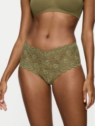 Triumph Figi klasyczne z wysokim stanem Amourette 10210675 Zielony. Zielone figi Triumph, bez wzorów, z syntetyku. Za 55.00 zł.