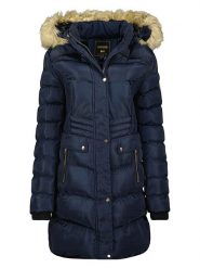 ANAPURNA Płaszcz zimowy "Anadonna" w kolorze granatowym rozmiar: L. Niebieskie płaszcze damskie ANAPURNA, na zimę, l, bez wzorów, z puchu, bez kaptura. Za 319.13 zł.