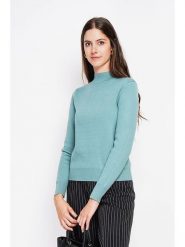 William de Faye Sweter w kolorze turkusowym rozmiar: 40. Niebieskie swetry klasyczne damskie William de Faye, bez kołnierzyka. Za 113.99 zł.