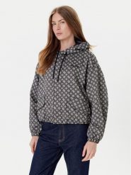 Guess Kurtka przejściowa V5YL02 WH492 Czarny Regular Fit. Czarne kurtki damskie Guess, xs, z aplikacjami, z syntetyku, bez kaptura. Za 429.99 zł.