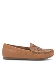 Lasocki Mokasyny GRD-D520-02 Brązowy. Brązowe mokasyny damskie Lasocki, ze skóry, bez obcasa. Za 159.99 zł.