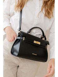 Mia Tomazzi Torebka "Tazzoli" w kolorze czarnym - 27 x 19 x 11 cm rozmiar: onesize. Czarne torebki klasyczne damskie Mia Tomazzi, z materiału, przez ramię, bez dodatków. Za 369.99 zł.