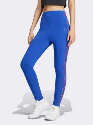 Adidas Legginsy w kolorze niebieskim rozmiar: L. Niebieskie legginsy damskie Adidas, l, bez wzorów, outdoorowe. Za 148.95 zł.
