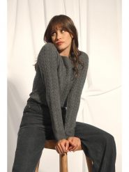 Just Cashmere Kaszmirowy sweter "Alice" w kolorze szarym rozmiar: S. Szare swetry klasyczne damskie Just Cashmere, s, z kaszmiru, bez kołnierzyka. Za 456.99 zł.