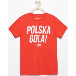 T-shirt polska gola - Czerwony. Czerwone t-shirty i koszulki chłopięce Reserved. W wyprzedaży za 19.99 zł.