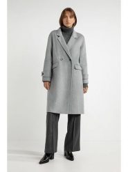 Josephine & Co Płaszcz zimowy "Sandro" w kolorze szarym rozmiar: 38. Szare płaszcze damskie Josephine & Co, na zimę, bez wzorów, z puchu, bez kaptura. Za 502.76 zł.