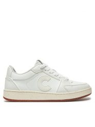 Coccinelle Sneakersy E4 RWK 24 01 01 Biały. Białe obuwie sportowe damskie Coccinelle, ze skóry, bez zapięcia. Za 659.99 zł.