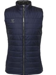 Kurtka sportowa damska Hummel North Waistcoat bez rękawów. Niebieskie kurtki sportowe damskie Hummel, s, bez wzorów, z materiału, bez kaptura. Za 318.65 zł.