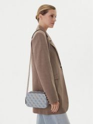 Guess Torebka Noelle II HWBG96 72140 Niebieski. Niebieskie torebki wieczorowe damskie Guess, z aplikacjami, ze skóry, bez dodatków. Za 429.99 zł.