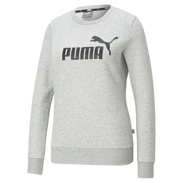 Bluza damska Puma ESS Logo Crew. Czarne bluzy damskie Puma, xs, bez wzorów, z materiału, bez kaptura. W wyprzedaży za 197.00 zł.