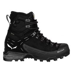 Damskie buty trekkingowe Salewa Ortles Ascent Mid Gtx. Czarne obuwie trekkingowe damskie Salewa, z gore-texu, bez zapięcia. Za 1,464.00 zł.