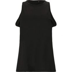 Damski tank top Elite Lab LAB. Czarne koszulki sportowe damskie ELITE LAB, bez wzorów, bez ramiączek. Za 122.50 zł.