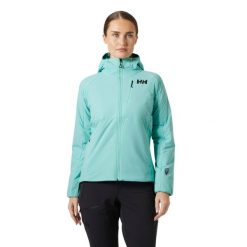 Damska kurtka turystyczna Helly Hansen Odin 2.0. Niebieskie kurtki sportowe damskie Helly Hansen, na zimę, bez wzorów, z kapturem. Za 1,122.00 zł.