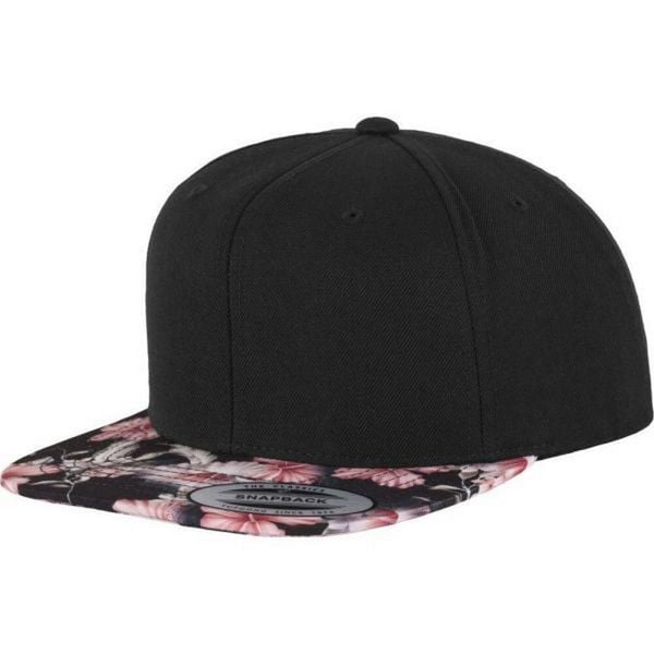 Czapka Z Daszkiem Classic ProStyle Floral Snapback Cap. Czarne czapki z daszkiem damskie FLEXFIT, bez wzorów. Za 111.99 zł.
