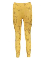 Gymshark Legginsy sportowe "Adapt Camo" w kolorze żółtym rozmiar: XL. Żółte legginsy damskie Gymshark, xl, bez wzorów, z materiału. Za 87.81 zł.