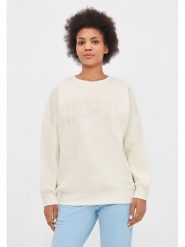 Bench Bluza "Aldana" w kolorze kremowym rozmiar: 40. Brązowe bluzy damskie Bench, bez wzorów, bez kaptura. Za 79.03 zł.
