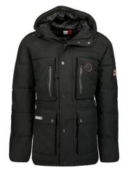 Geographical Norway Kurtka zimowa "Albert" w kolorze czarnym rozmiar: XXL. Czarne kurtki damskie Geographical Norway, na zimę, xxl, bez wzorów, z puchu, bez kaptura. Za 345.02 zł.