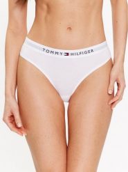 Tommy Hilfiger Figi klasyczne UW0UW04145 Biały. Białe figi Tommy Hilfiger, bez wzorów, z bawełny. Za 69.99 zł.