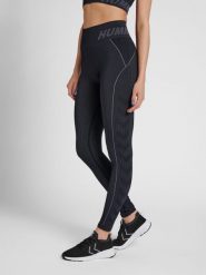 Damskie legginsy ze średnim stanem Hummel TE Christel. Czarne legginsy damskie Hummel, xs, bez wzorów, z dzianiny. Za 147.50 zł.