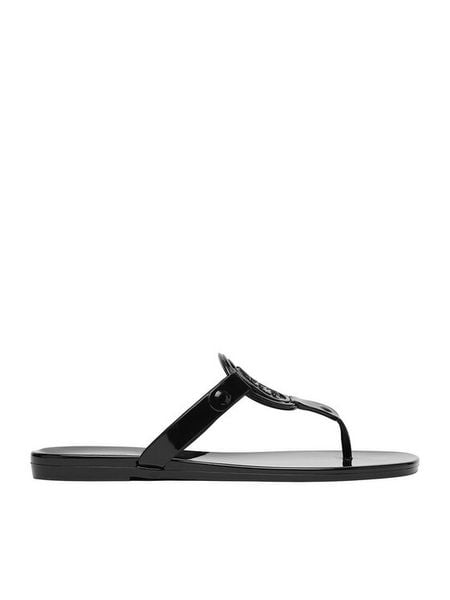 Nine West Japonki CEO-CT0906-1 Czarny. Czarne klapki damskie Nine West, bez wzorów, z syntetyku, bez obcasa, bez zapięcia. Za 79.99 zł.