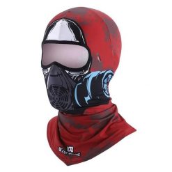Lato Magiczna Chusta Przeciw UV Szalik Jedwabny Czerwony Demon. Czerwone chusty damskie WEST BIKING, na lato, bez wzorów, z elastanu. Za 69.88 zł.
