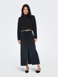 ONLY Sweter w kolorze czarnym rozmiar: L. Czarne swetry klasyczne damskie Only, l, ze splotem, bez kołnierzyka. Za 78.47 zł.