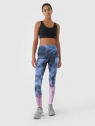 4F Legginsy treningowe z wysokim stanem damskie - multikolor XS. Legginsy damskie 4F, s, bez wzorów, z dzianiny. W wyprzedaży za 129.99 zł.