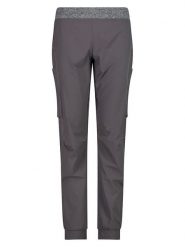 Cmp Spodnie wspinaczkowe w kolorze antracytowym rozmiar: 40. Czarne spodnie dresowe damskie CMP, bez wzorów, z materiału. Za 155.15 zł.