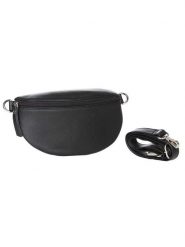 Zwillingsherz Skórzana saszetka "Crossbody" w kolorze czarnym - 23 x 14 cm rozmiar: onesize. Czarne nerki i saszetki damskie Zwillingsherz, bez wzorów, z materiału. Za 116.32 zł.