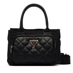 Torebka Guess. Czarne kuferki damskie Guess, bez dodatków. Za 294.99 zł.