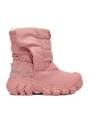 Hunter Śniegowce CEO-CP86-26157(III)DZ Różowy. Czerwone kozaki dziewczęce Hunter, bez wzorów, z materiału, bez obcasa, bez zapięcia. Za 269.99 zł.