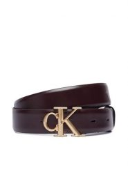 Calvin Klein Torebka Round Ck Buckle 30Mm Belt Smooth LV04F7074G Kremowy. Białe torebki klasyczne damskie Calvin Klein, ze skóry, bez dodatków. Za 249.99 zł.