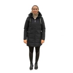 Kurtka puchowa Chamonix damska Ju & Pa. Niebieskie kurtki damskie JU ET PA, na zimę, s, bez wzorów, z puchu, bez kaptura. Za 712.50 zł.