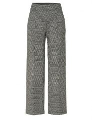 Rosner Spodnie "Rosner" w kolorze czarno-kremowym rozmiar: 44/L30. Brązowe spodnie materiałowe damskie Rosner, bez wzorów, z materiału. Za 209.82 zł.