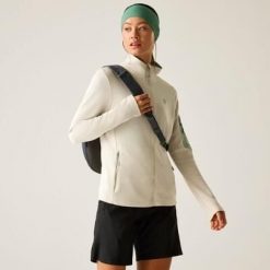 Damska bluza polarowa Torrek II z zamkiem błyskawicznym. Białe bluzy damskie Dare 2b, bez wzorów, z dzianiny, bez kaptura. W wyprzedaży za 229.99 zł.