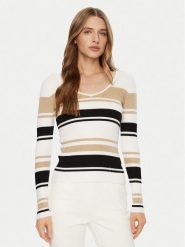Guess Sweter W5RR22 Z2Y72 Kolorowy Regular Fit. Swetry klasyczne damskie Guess, xs, z wiskozy, bez kołnierzyka. Za 209.99 zł.