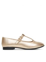 Tommy Hilfiger Baleriny T3A3-34001-1372 S Złoty. Żółte baleriny dziewczęce Tommy Hilfiger, bez wzorów, ze skóry, bez obcasa, bez zapięcia. Za 269.99 zł.