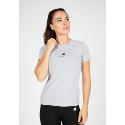 Estero Koszulka - Szary Melange. Szare bluzki damskie GORILLA WEAR, s, bez wzorów, bez kołnierzyka, bez ramiączek. Za 170.00 zł.