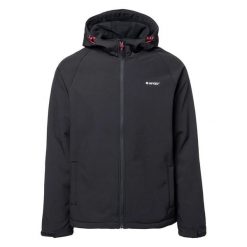 Kurtka Soft Shell Dla Dorosłych Unisex Neti II. Czarne kurtki damskie Hi-tec, bez wzorów, bez kaptura. Za 195.99 zł.