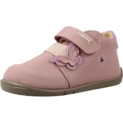 Buty TITANITOS L500 ALMUSSAFER BOTIN ALMUSSAFER Rose. Czerwone obuwie trekkingowe damskie TITANITOS, ze skóry, bez zapięcia. Za 224.99 zł.
