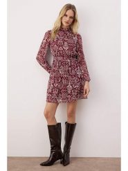 Trendyol Sukienka w kolorze różowym rozmiar: 34. Różowe sukienki damskie Trendyol, bez wzorów, z tkaniny, bez ramiączek. Za 65.99 zł.