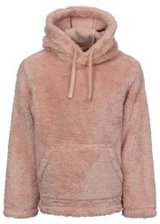 Trespass Temoni — polarowa bluza z kapturem unisex, Mid Rose. Czerwone bluzy damskie Trespass, m, bez wzorów, z polaru, z kapturem. Za 225.99 zł.