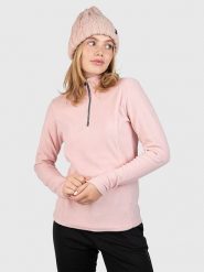 Brunotti Bluza polarowa "Misma" w kolorze jasnoróżowym rozmiar: XL. Różowe bluzy damskie Brunotti, xl, bez wzorów, z polaru, bez kaptura. Za 83.62 zł.