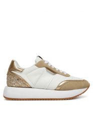 TWINSET Sneakersy 251TCP022 Biały. Białe obuwie sportowe damskie Twinset, z materiału, bez zapięcia. Za 429.99 zł.
