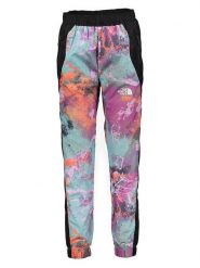 The North Face Spodnie funkcyjne w kolorze czarno-turkusowo-fioletowym rozmiar: M. Czarne spodnie sportowe damskie The North Face, m, bez wzorów, outdoorowe. Za 297.97 zł.