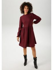 Aniston Sukienka w kolorze bordowym rozmiar: 42. Czerwone sukienki damskie Aniston, bez wzorów, bez ramiączek. Za 82.99 zł.