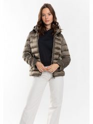 Northwood Kurtka pikowana "Jamie" w kolorze khaki rozmiar: XL. Brązowe kurtki damskie Northwood, xl, bez wzorów, bez kaptura. Za 158.47 zł.