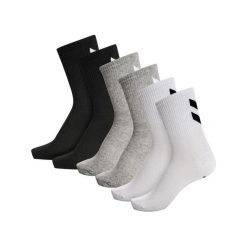 Skarpetki Hummel hmlCHEVRON 6-PACK SOCKS uniwersalne. Białe skarpetki damskie Hummel, bez wzorów. Za 89.00 zł.